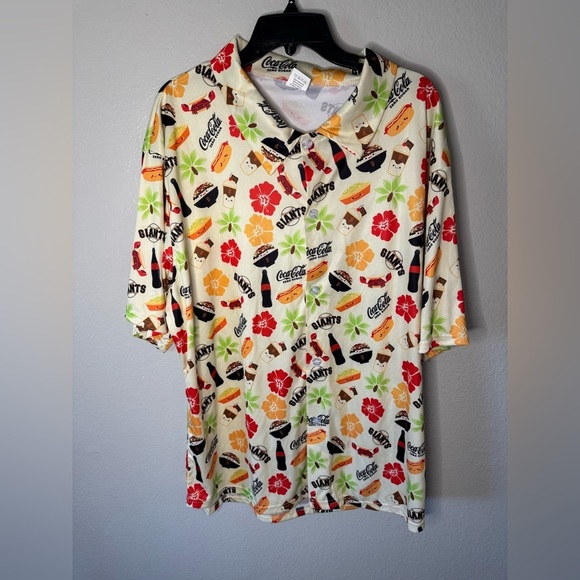 San Francisco Giants Hawaiian Foodie Shirt - Picture 2 of 5